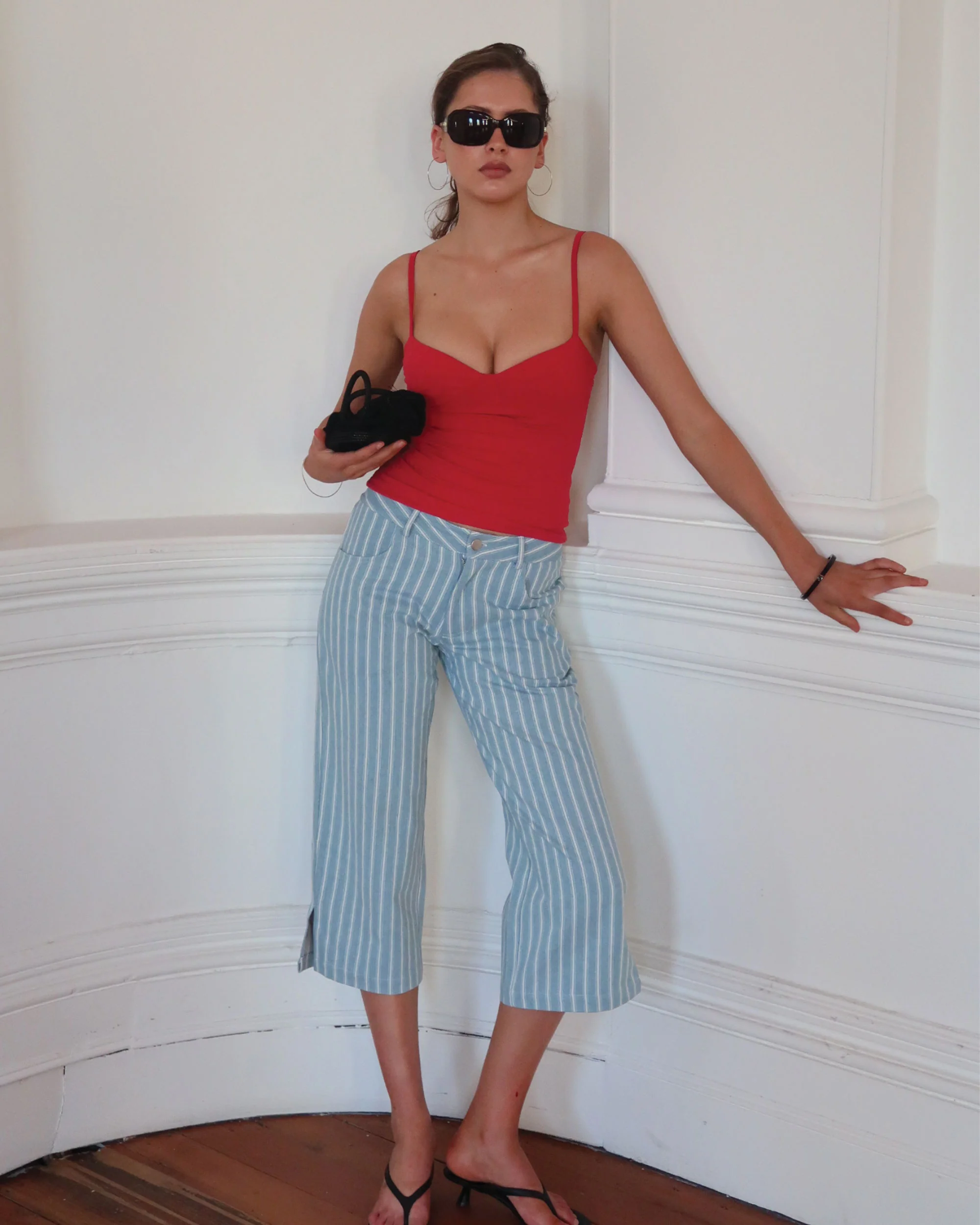 Clover Pant | Denim Stripe - Image 4
