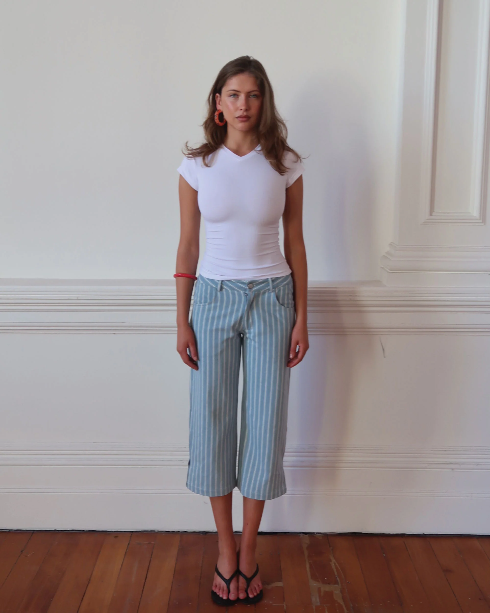 Clover Pant | Denim Stripe - Image 8