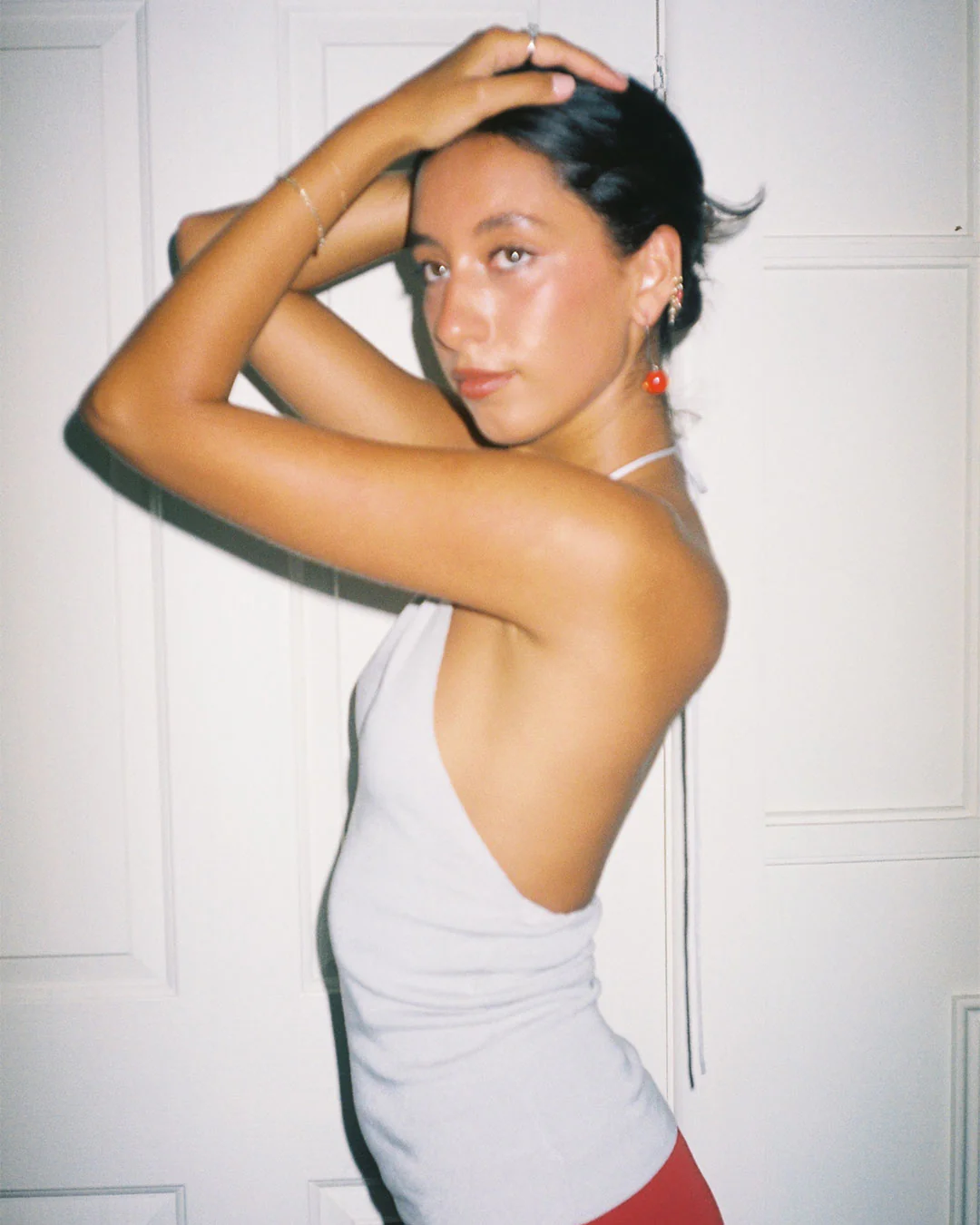 Harper Knit Halter Top | Stone - Image 2